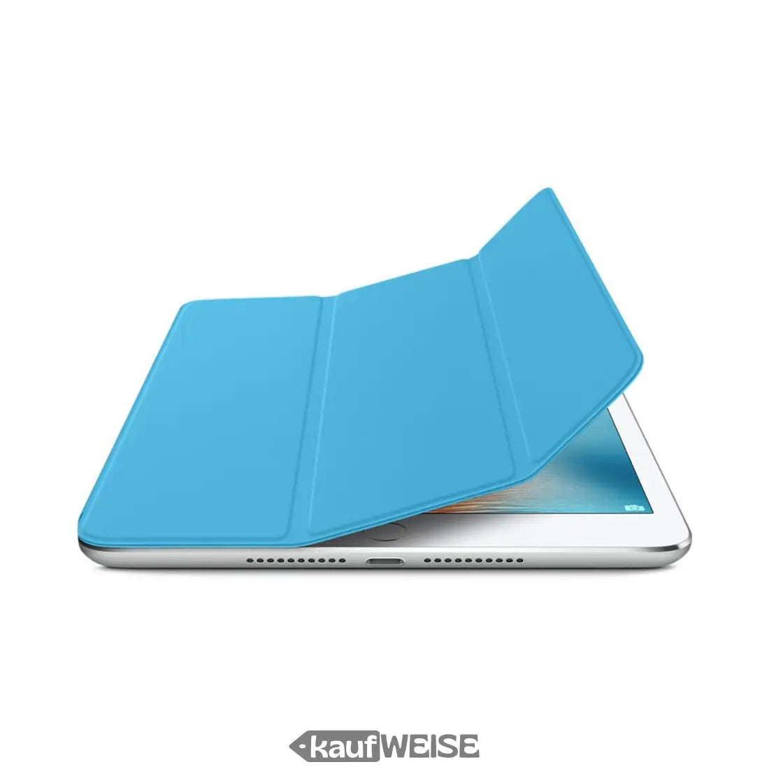 Blaue Leder-Hülle für iPad mini 4 mit Magnetverschluss und Ständer