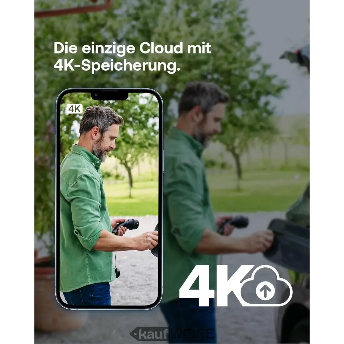 Arlo Ultra 2 4K Sicherheitssystem mit 4 Kameras in Schwarz