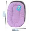 Hundebett Rosa Grau (M, 80x50cm) | Nachhaltig & Recycelt | Made in Italy