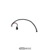 Ladebuchse mit Kabel für Hoverboard / E-Scooter | DC-Rundbuchse, 3-Pin-Stecker mit 2 belegten Kontakten | 44 cm