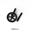 Prowheel Jeu de manivelles (170mm) pour Knaap AMS & RTD | Forgé à froid | Bras de manivelle en aluminium | Noir
