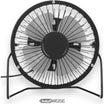 Mini USB Ventilator (15cm) | Leiser Tischventilator aus Metall, 360° neigbar | Ideal für Schreibtisch & Büro