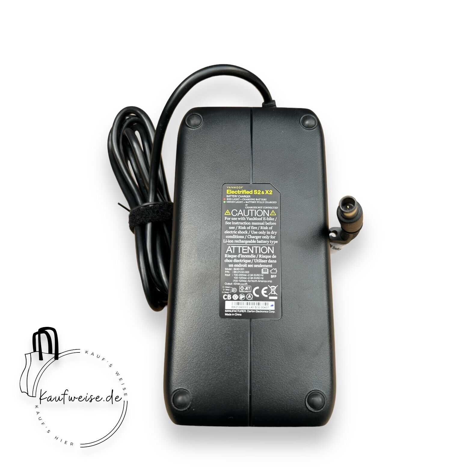 VanMoof Original Charger for S2 - X2 - 42V 4A - VM13-103