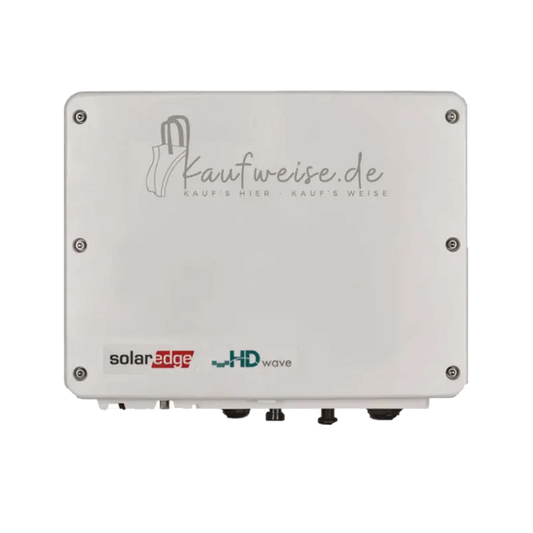 Weißer SolarEdge HD-Wave Wechselrichter SE3000H 3 kW IP65 für effiziente Solarenergie