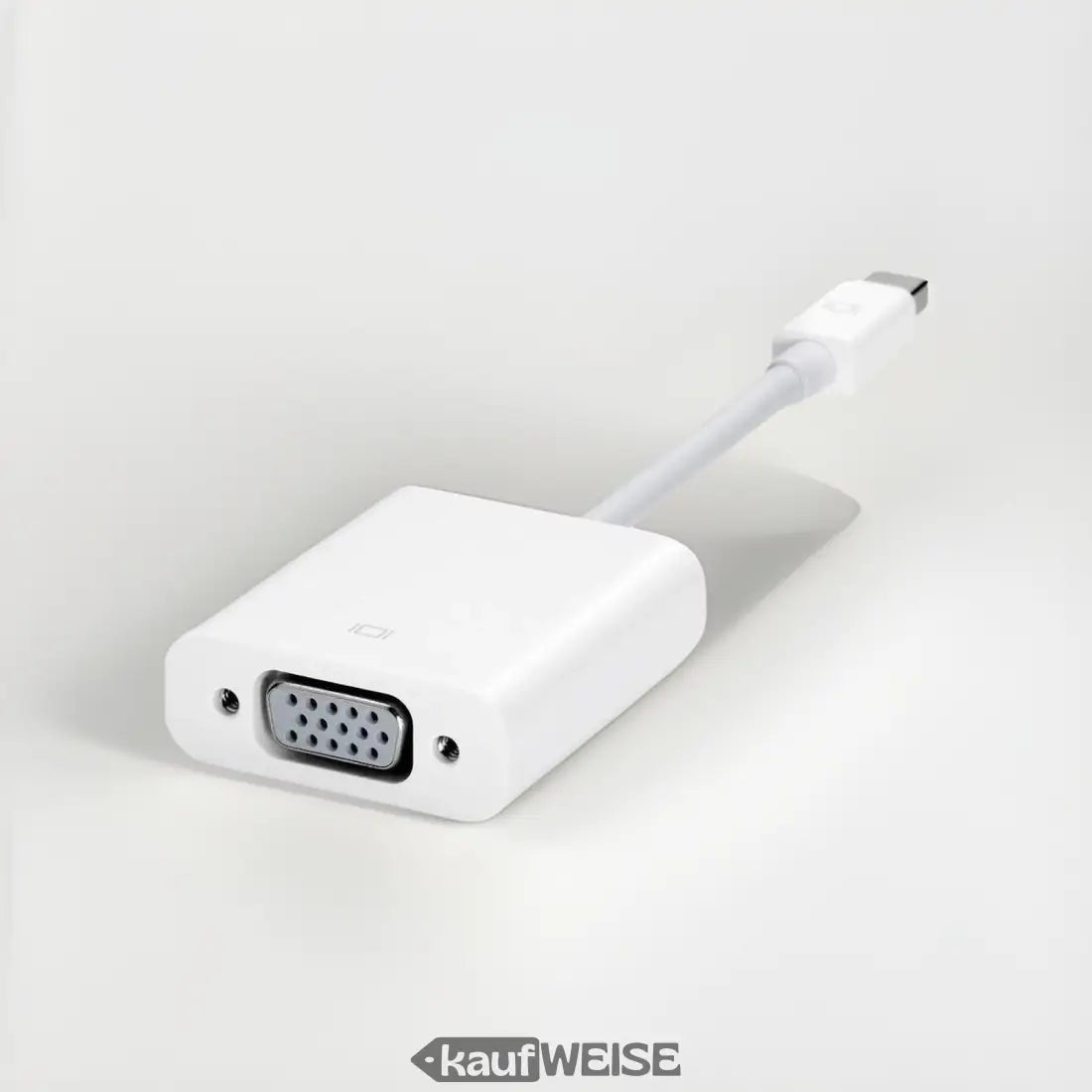 Weißer USB-C auf VGA Adapter für Display-Verbindung, passend für Apple Mini DisplayPort A1307