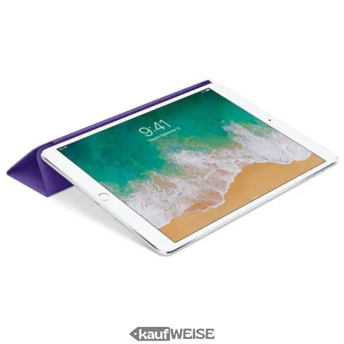 Weiße Tablet mit violettem Smart Cover für iPad Pro 10.5 Zoll