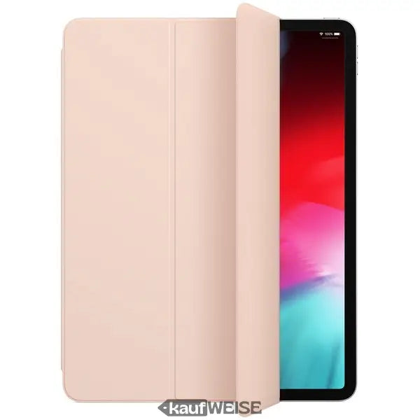 Rose Gold Apple Smart Folio für iPad Pro 12.9 mit Magnetverschluss und Leder-Textur