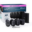 Arlo Ultra 2 4K Sicherheitssystem mit 4 Kameras (Schwarz)
