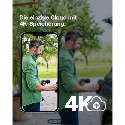 Arlo Ultra 2 4K Sicherheitssystem mit 4 Kameras in Schwarz