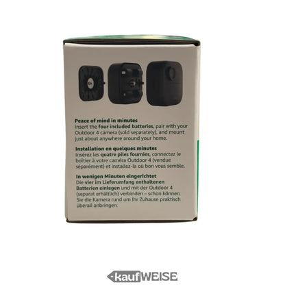 Blink Outdoor 4 Akku-Erweiterungspack für 4 Jahre, schwarzer Karton