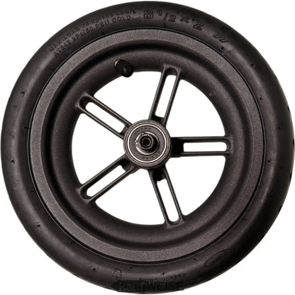 Schwarzes Gummireifen mit mattem 5-Speichen Gooirs Alufelge für Xiaomi E-Scooter
