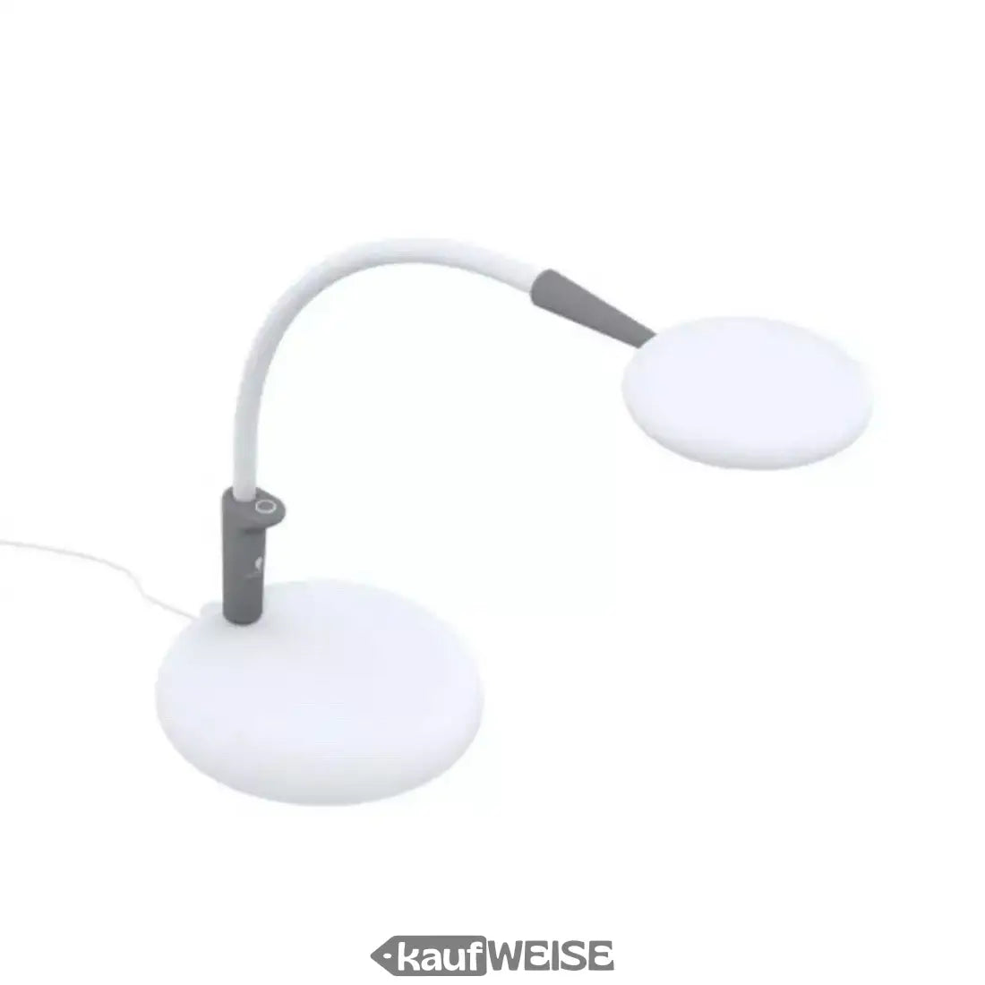 Weiß verstellbare Schreibtischlampe für stabile Beleuchtung und besseren Blickwinkel