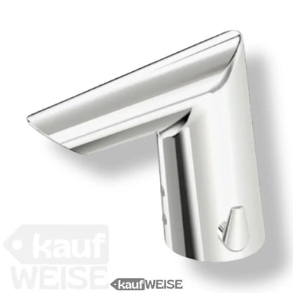 Silberne Eckklammer mit modernem Design und poliertem Finish für HANSAFIT Waschtischbatterie