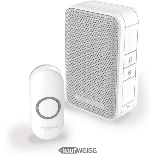 Campanello senza fili Honeywell Home DC311N - Portatile e alimentato a batteria | Bianco | Forte e chiaro