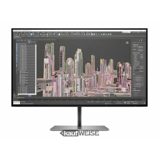 Computerbildschirm mit 3D-Design-Software, HP Z27u G3 Monitor, matt, 2560x1440