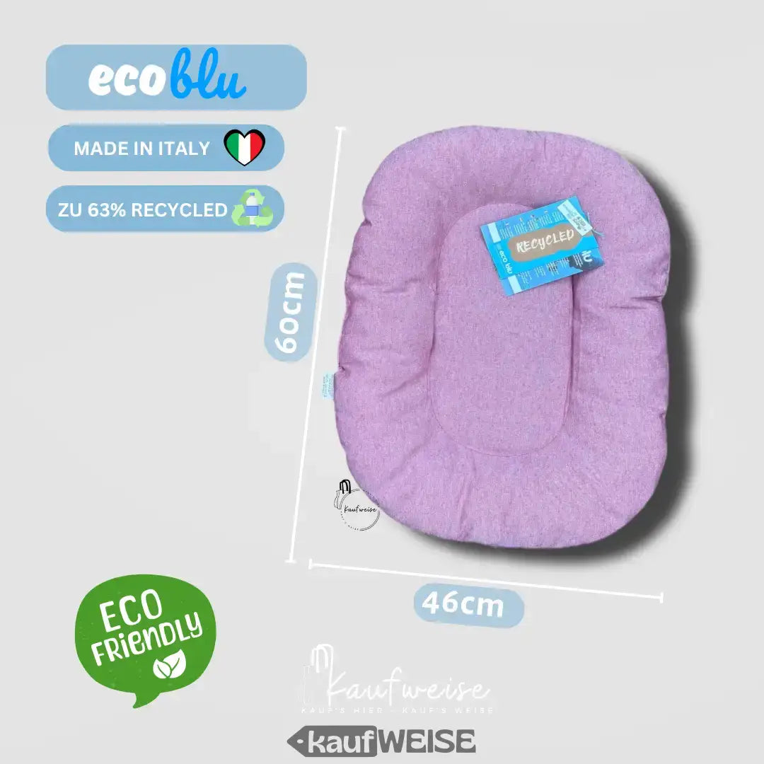 Hundekissen in Rosa mit grauer Wendeseite