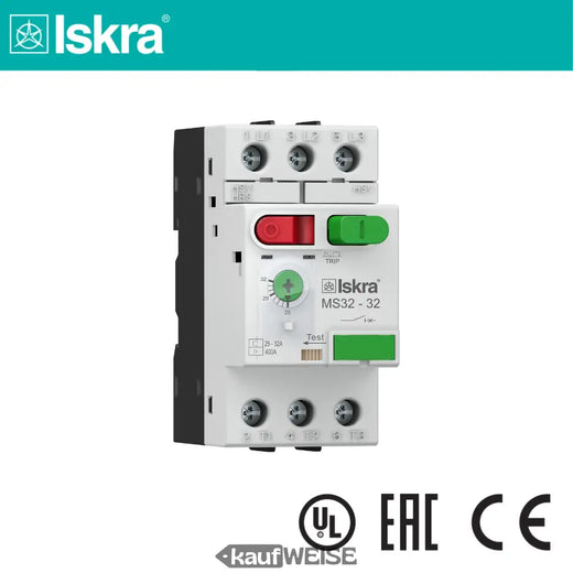 Iskra Motorschutzschalter MS32-32 (3-polig) | Einstellbereich 25-32A | 16kA Schaltvermögen