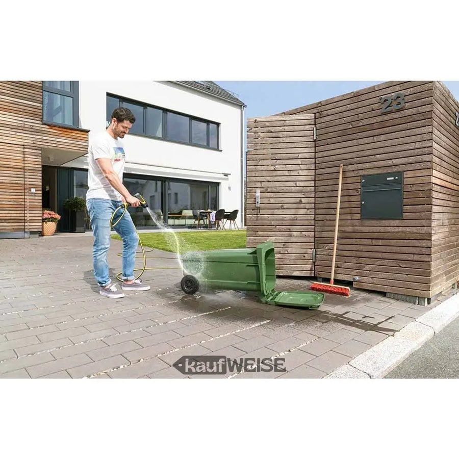 Schnelle Reinigung mit Wasserkraft