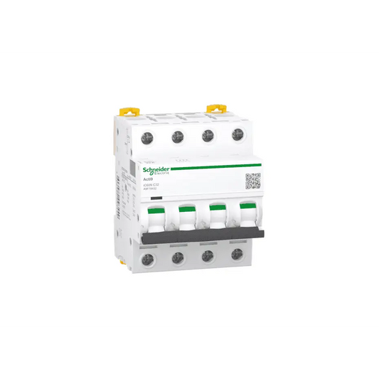 Schneider Acti 9 IC60N 4-poliger Leitungsschutzschalter 32A 6kA nach IEC 60947-2