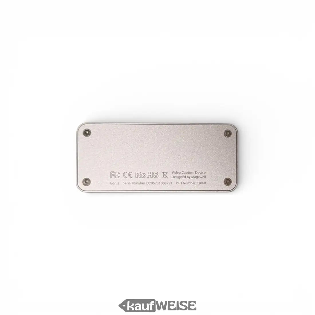 Magewell USB Capture HDMI Gen 2 refurbished: silbernes HDMI-zu-USB-3.0-Dongle