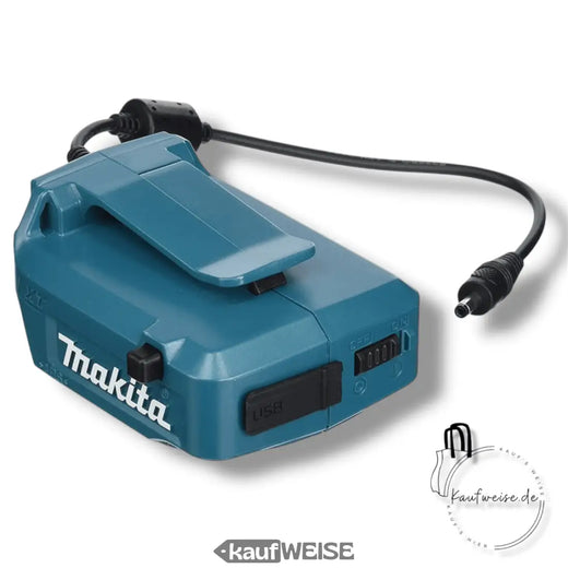 Makita USB-Adapter LXT (14,4V/18V) – Akku als Powerbank | 2x 2,1A Ladeport | ADP05 | geöffnet, unbenutzt