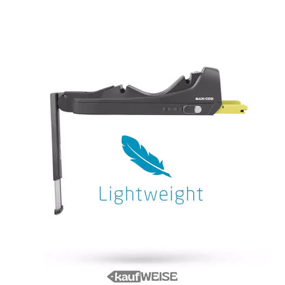 Schwarze und gelbe leichte Babyautositzbasis mit verstellbaren Griffen für Maxi-Cosi CabrioFix