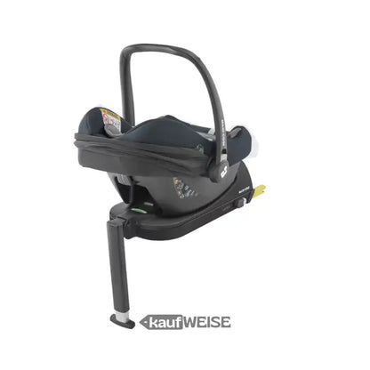 Schwarzer Maxi-Cosi CabrioFix Kindersitz mit ISOFIX-Basisstation für Sicherheit