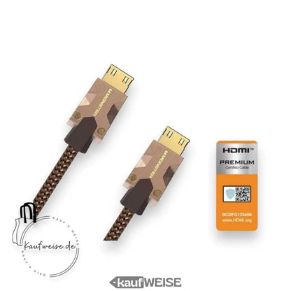 Zwei Monster HDMI-Kabel und Zertifikat für Monster M2000 HDMI-Kabel 3M 4K HDR