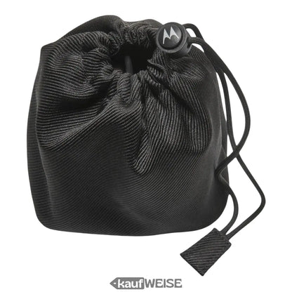 Schwarzes Drawstring-Beutel für Motorola PIP12 TRAVEL Babyphone mit Tasche