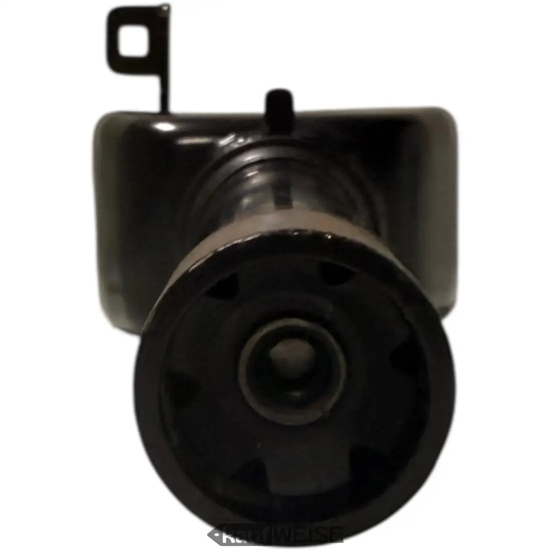 Schwarze Original Ninebot Max G30 Vorderradgabel mit schwarzem Plastikobjektiv