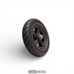 Segway-Ninebot Vorderrad-Gabel Set (F-Serie) | Inkl. 9" Flat Free Reifen & Felge | Pannensicher | F25 F30 F35 F40