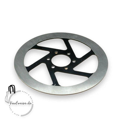 Silberne und schwarze Vanmoof Bremsscheibe 160mm für S3 und X3 Modelle