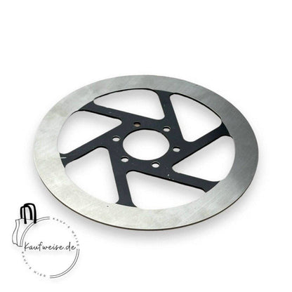 Silberne und schwarze Vanmoof Bremsscheibe 160mm für S3 und X3 Modelle