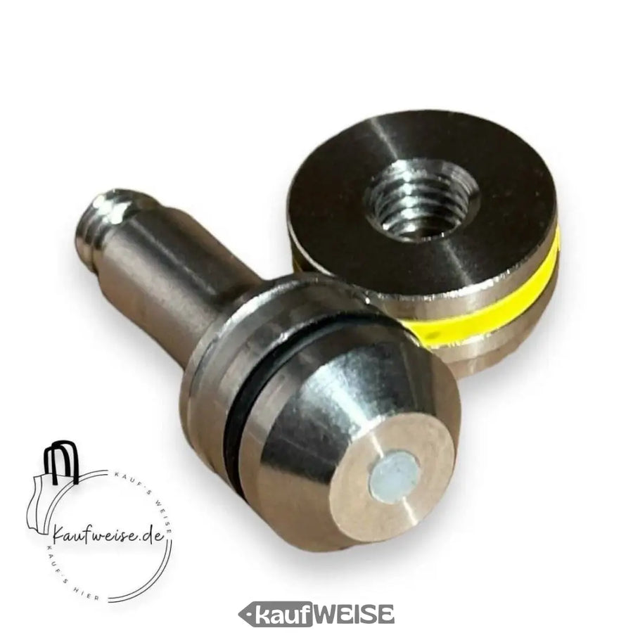 Metallene Düse und gewindete Hülse des Vanmoof Kicklock Pin Sets für S3 und X3