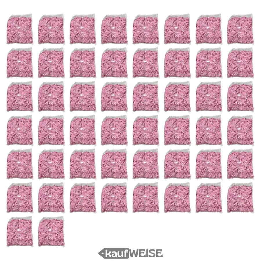 Papierkonfetti Herzen rosa 5kg 50 beutel