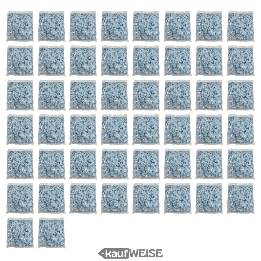 Papierkonfetti Herzen blau 5kg 50 beutel