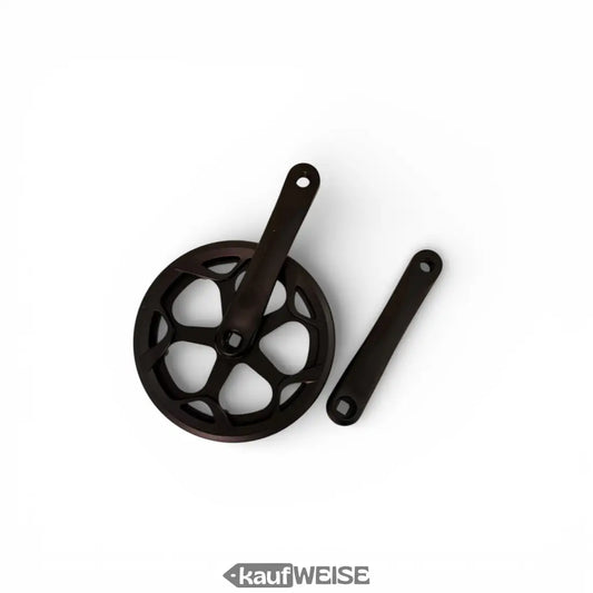Schwarzer Prowheel Kurbelsatz mit abgelöstem Arm, 170mm