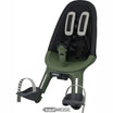 Qibbel Air Front Fahrradsitz Schwarz/Grün | Lenkerrohr-Befestigung | 9 Monate - 3 Jahre (15kg) | Mesh-Rückenlehne