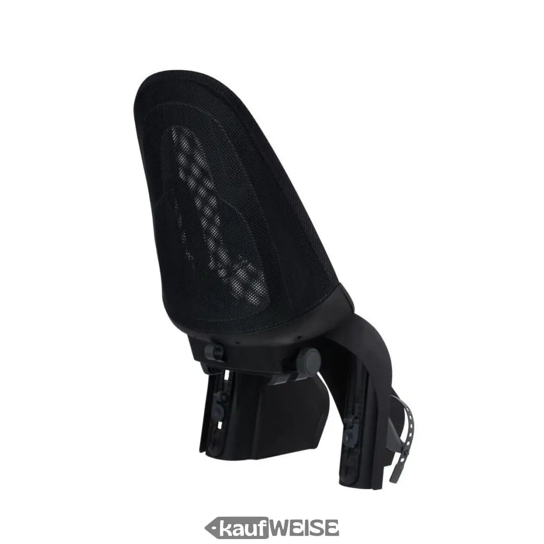 Schwarzer Mesh-Ergonomie-Bürostuhl Rückenlehne mit verstellbarer Lendenstütze