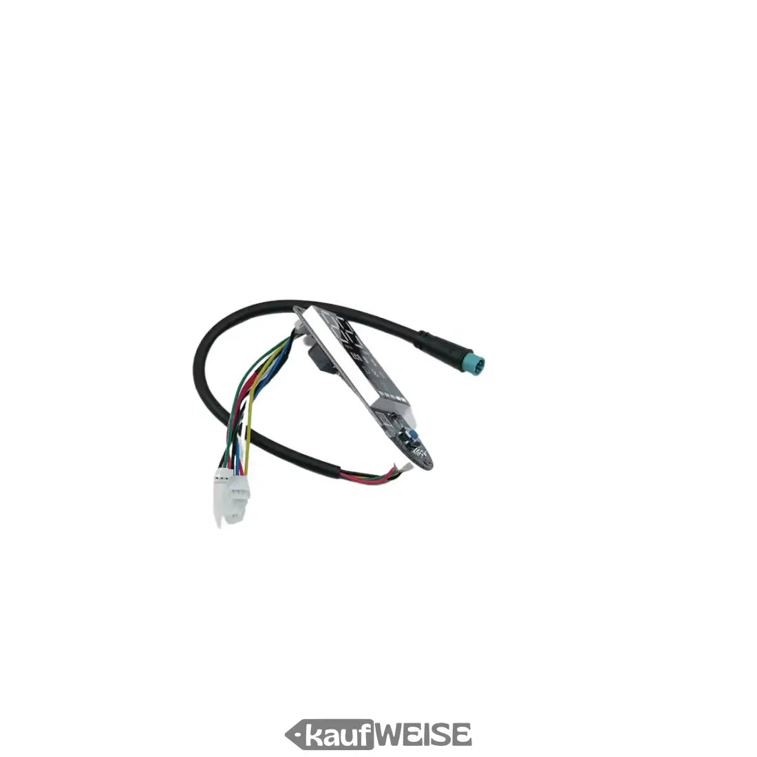 Schwarze und silberne Automobilverkabelung mit Steckern für Segway Ninebot Max G30P Armaturenbrett