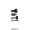 Sitz-Komplettset für Xiaomi M365, M365 Pro, Pro 2, Essential, 1S, Mi3 | Gefedert | Schwarz