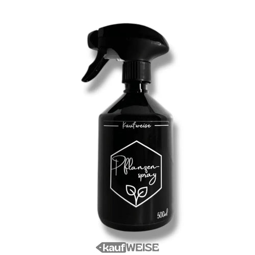Schwarze Sprühflasche für Pflanzenpflege im 500 ml Premium Design