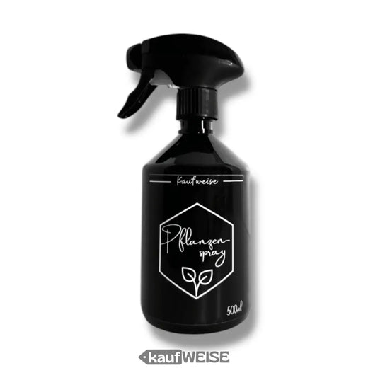 Flacone spray da 500 ml nero - spruzzatore per piante premium