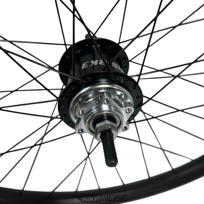 Schwarzer Fahrradnaben- und Speichen-Teil für Sturmey-Archer RS-RK3 3-Gang Nabenschaltung