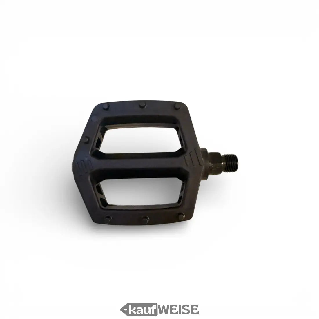 Schwarzes Super73 Polymer-Pedalpaar, hexagonal mit Rutschgriff für Z-, S- & R-Serie