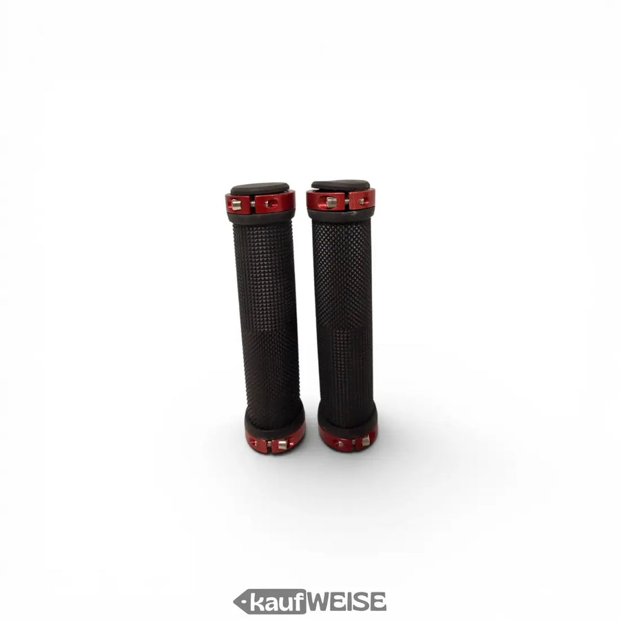 Urban armor scooter- und fahrradgriffe in schwarz rot mit rutschfestem, ergonomischem griff für stunt scooter und bmx