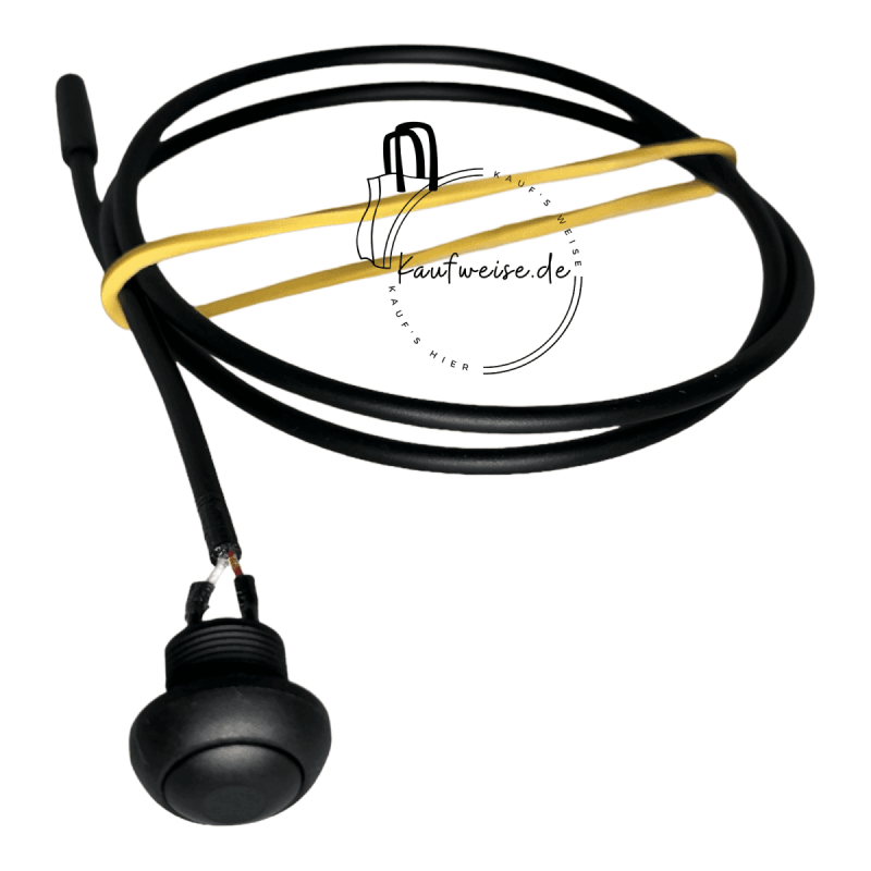 Schwarzer Boost Knopf mit Verkabelung für Vanmoof Original Boost S3- und X3-Modelle