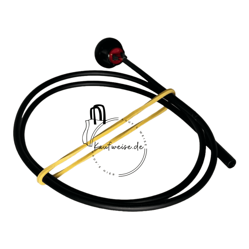 Schwarzes Rohr mit rotem Sensor für Vanmoof Original Boost S3- und X3-Modelle