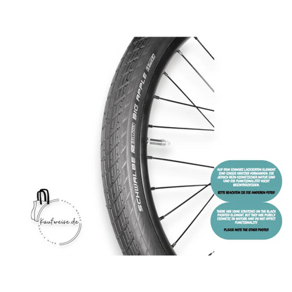 Bicycle tire with spokes for VanMoof X3 Vorderrad 24 Zoll mit Motor und Original Bremsscheibe