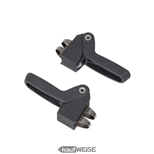 Poggiapiedi Widek Qibbel Junior (set) | Pieghevole | Pezzo di ricambio originale per 6+ seggiolini per bambini | Nero